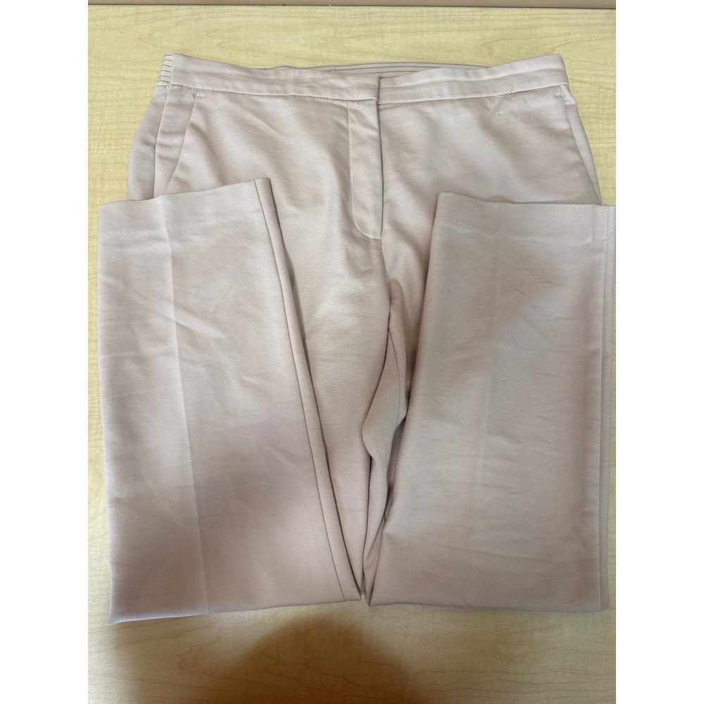 Zara Basic Collection Womens XL Blush Pink Tapered Dress Pants Elastic Waist